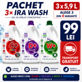 Pachet 3× Ira Wash 5,9 L – Alege 3 variante – Transport Gratuit